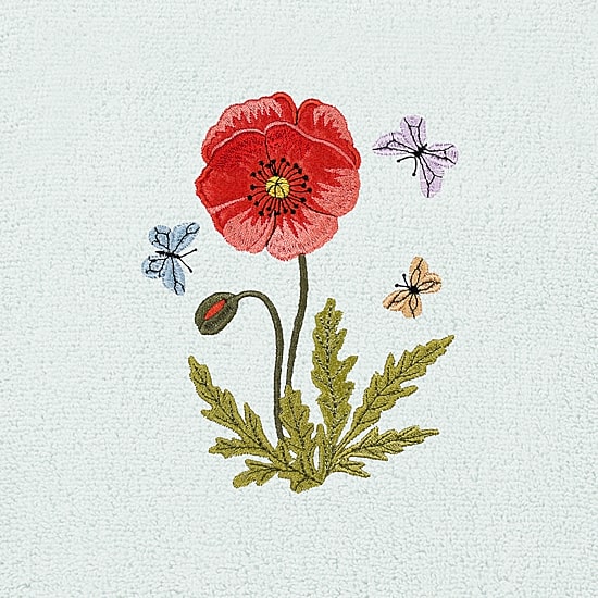 Linum Home Textiles Polly Embellished 2-pc. Embellished Hand Towel