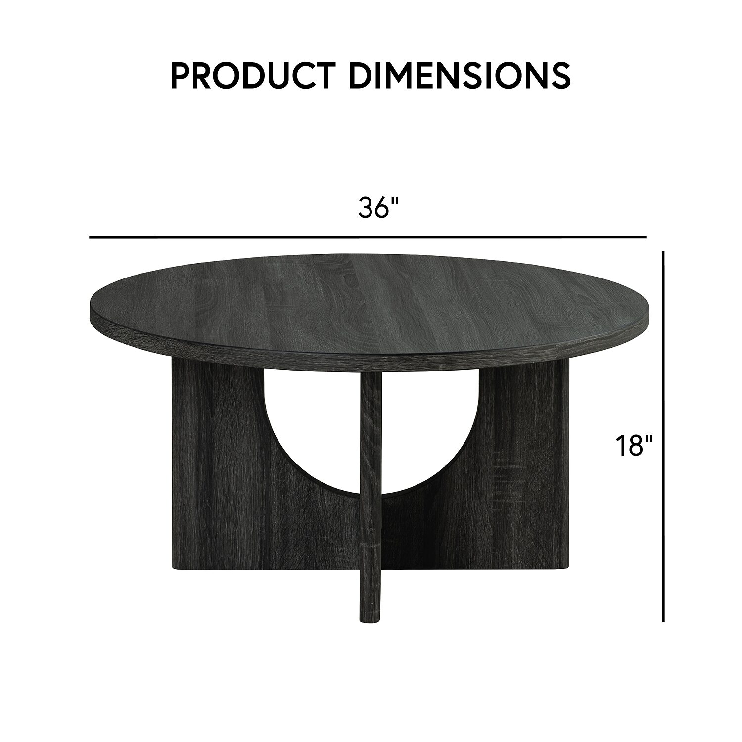 Furniture Of America Calsen Easy Setup Coffee Table Set