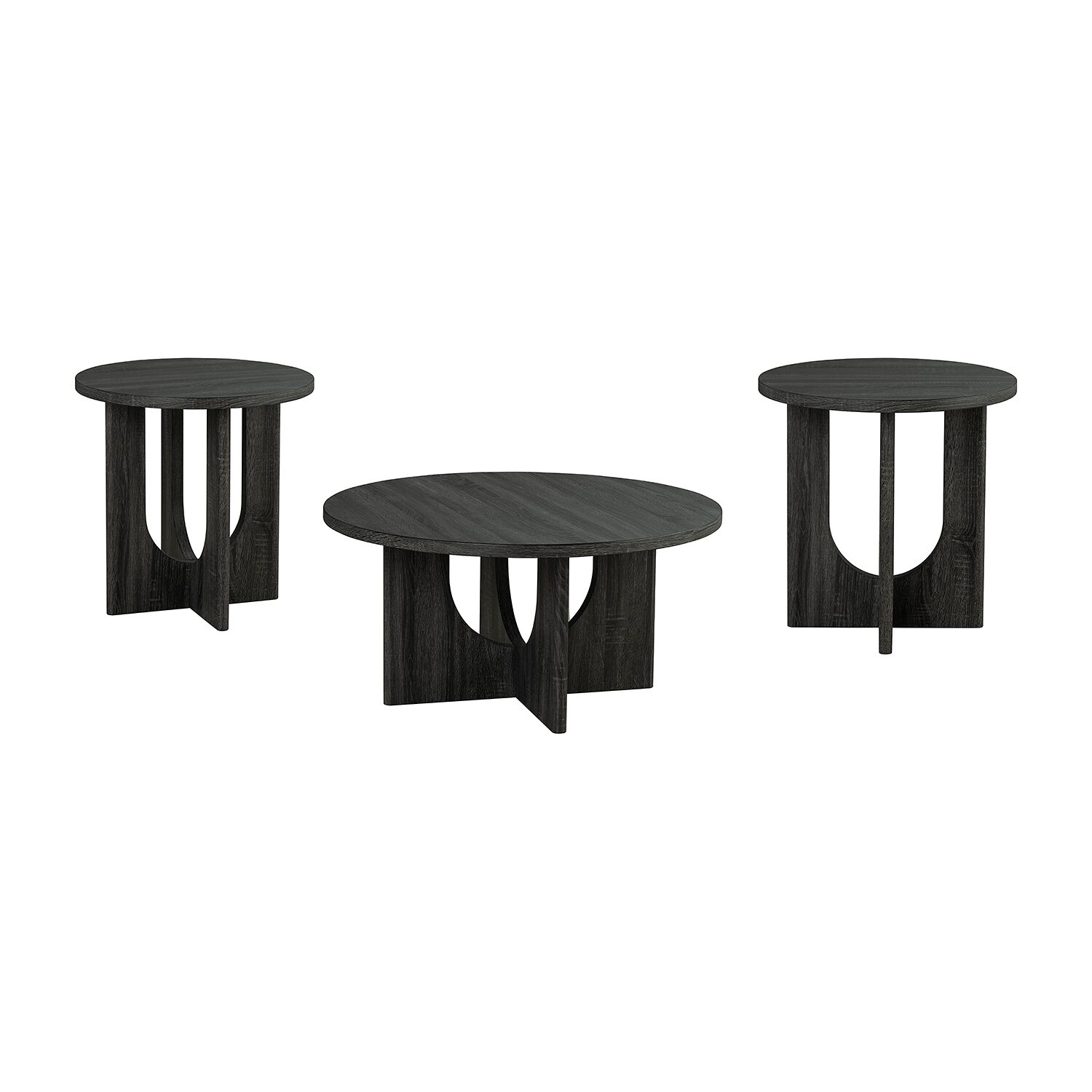 Furniture Of America Calsen Easy Setup Coffee Table Set