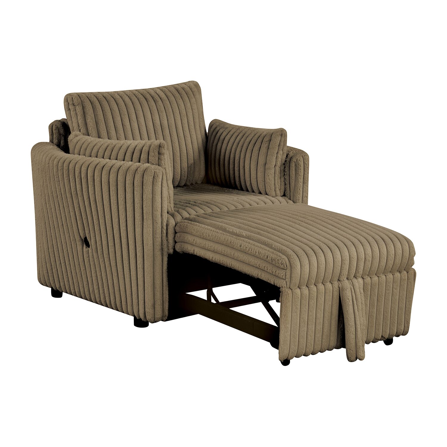 Furniture Of America Bond Upholstered Convertible Chairs
