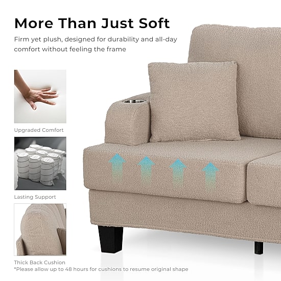 Furniture Of America Colby Upholstered Loveseat