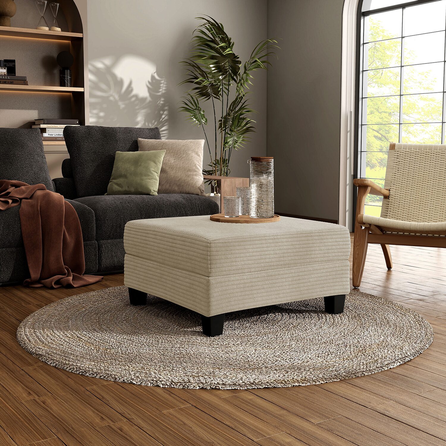 Furniture of America™ Kasin Storage Ottoman