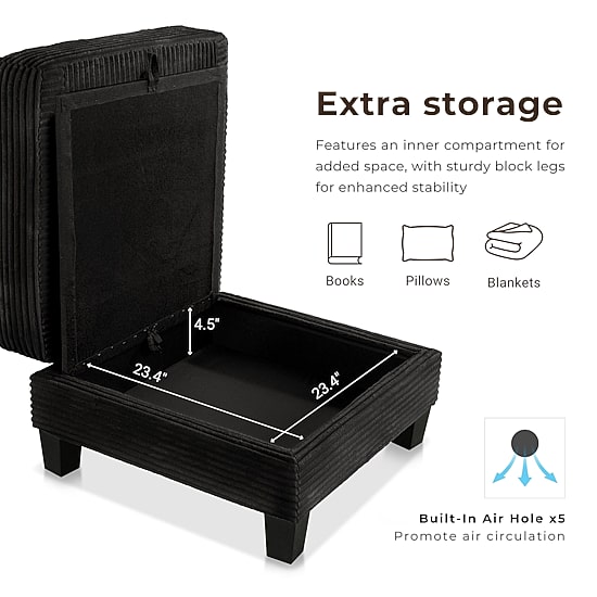 Furniture of America™ Kasin Storage Ottoman