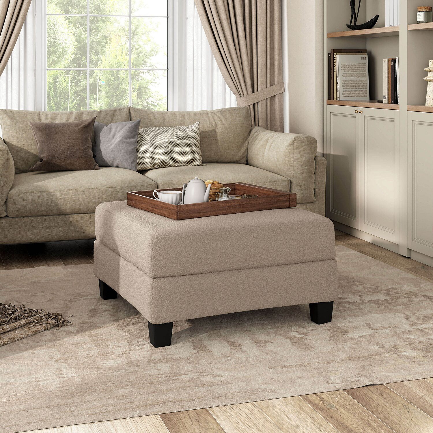 Furniture Of America Colby Storage Ottoman