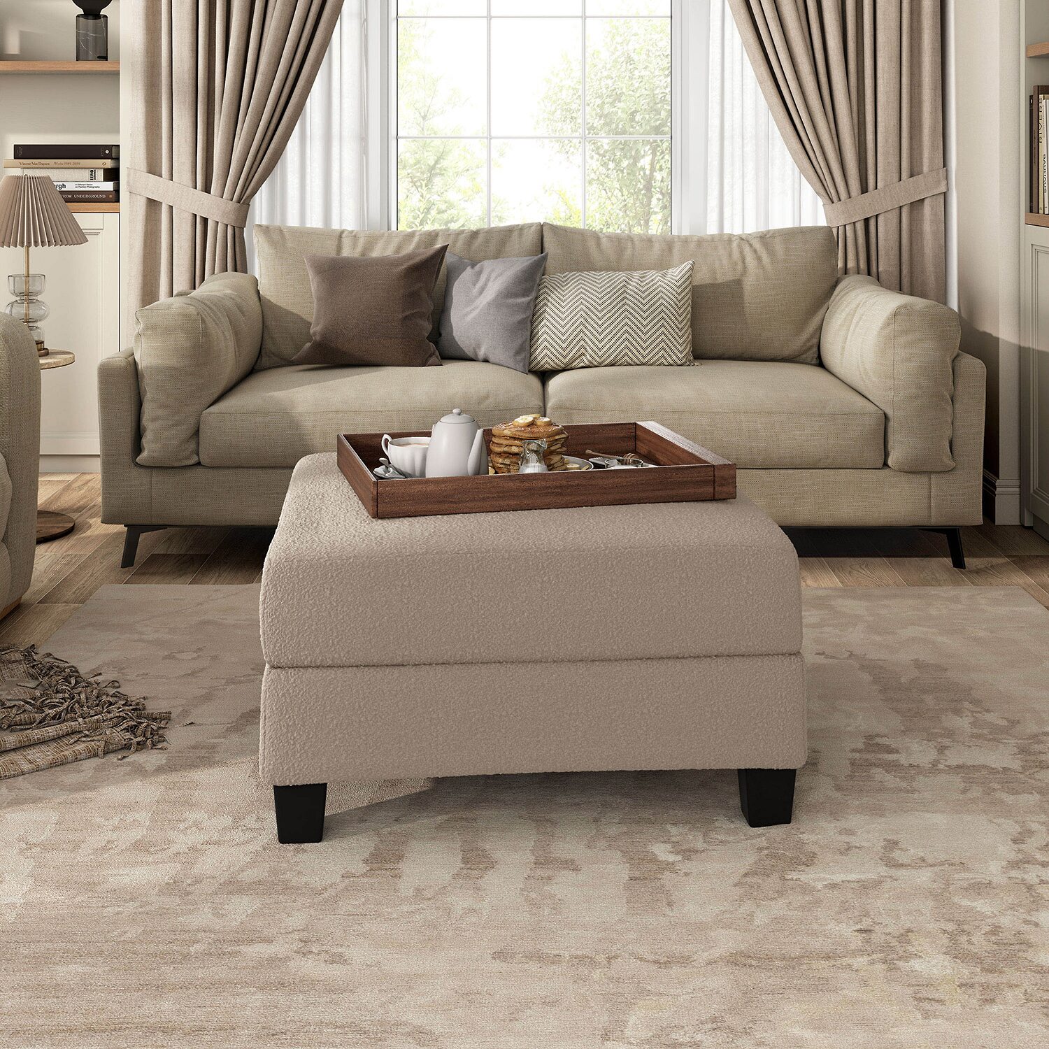 Furniture Of America Colby Storage Ottoman
