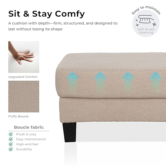 Furniture Of America Colby Storage Ottoman