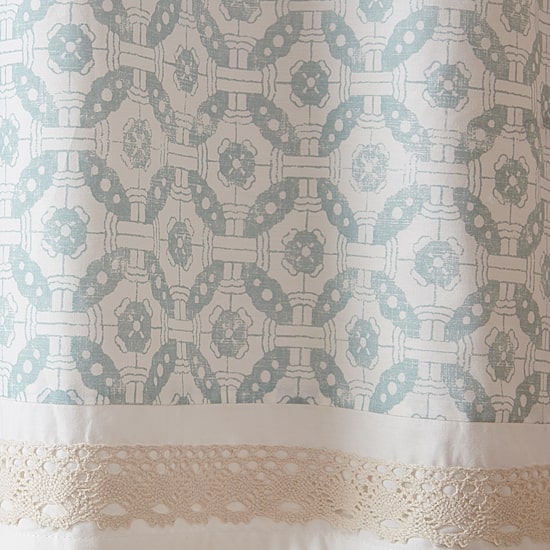 Madison Park Vanessa 50"W X 18"L Rod Pocket Tailored Valance
