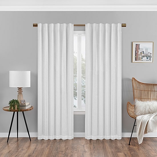 Eclipse Nora Rod Pocket Back Tab Blackout Single Curtain Panel