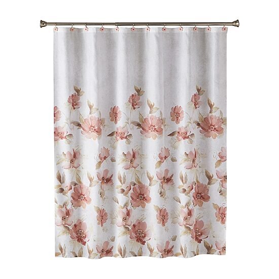 Saturday Knight Misty Floral Shower Curtain