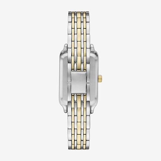 Geneva Womens Crystal Accent Two Tone Bracelet Watch Fmdjm287