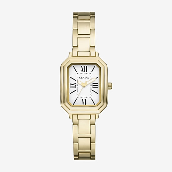 Geneva Womens Gold Tone Bracelet Watch Fmdjm289