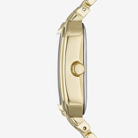 Geneva Womens Gold Tone Bracelet Watch Fmdjm289