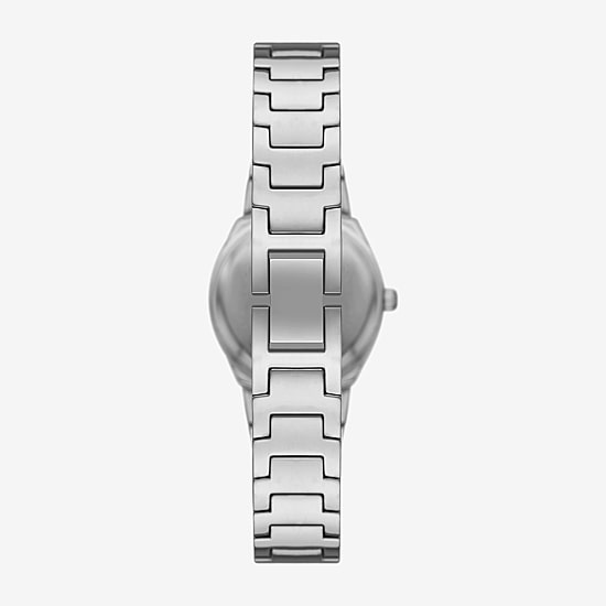Geneva Womens Crystal Accent Silver Tone Bracelet Watch Fmdjm291