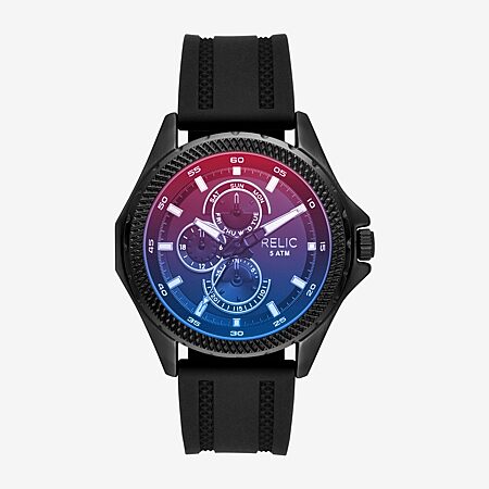 Seiko Mens Black Leather Strap Watch Sup875 - JCPenney