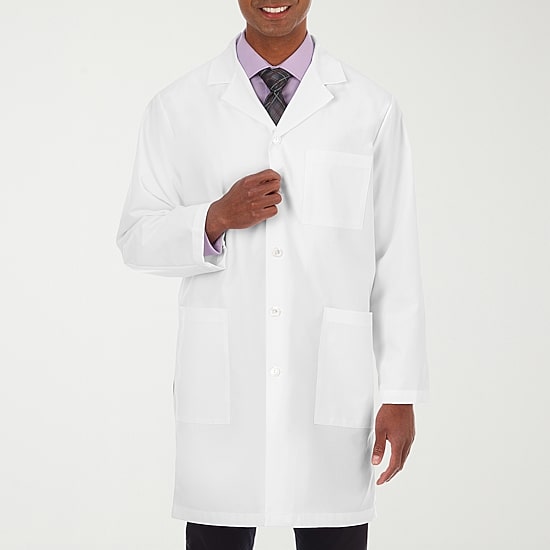 Meta Labwear 15112 38" Mens Big and Tall Long Sleeve Lab Coat