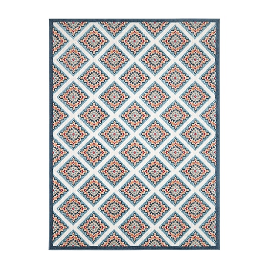 Town And Country Brooks Diamond Outdoor Indoor Rectangular Area Rug