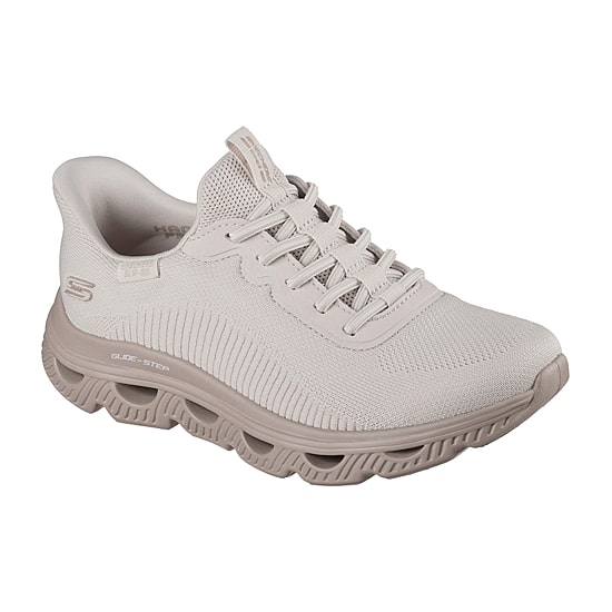 Skechers Bobs Hands Free Slip-Ins Hands Free Bobs Arc Waves Womens Slip-On Walking Shoes