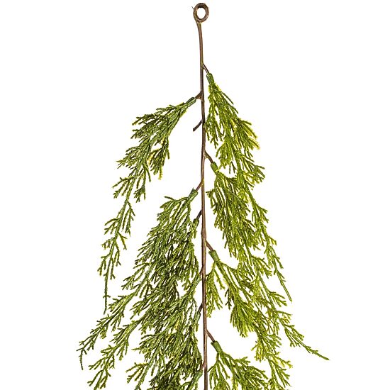 Vickrman 6' Green Monterey Cypress Garland X 64