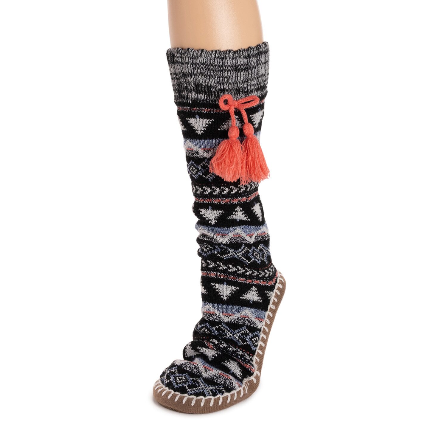 Muk Luks Womens 1 Pair Slipper Socks