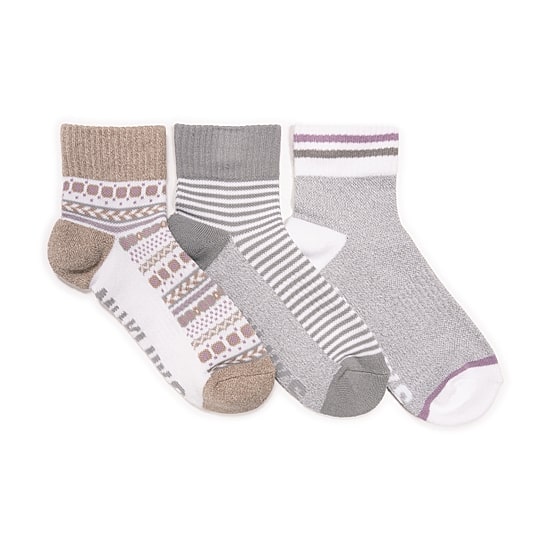 Muk Luks 3 Pair Compression Socks Womens