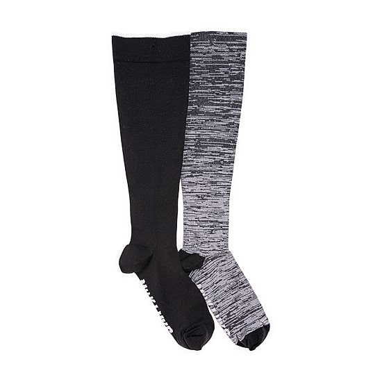 Muk Luks 2 Pair Compression Socks Womens