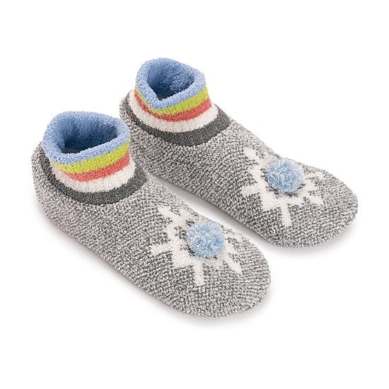 Muk Luks Womens 1 Pair Slipper Socks