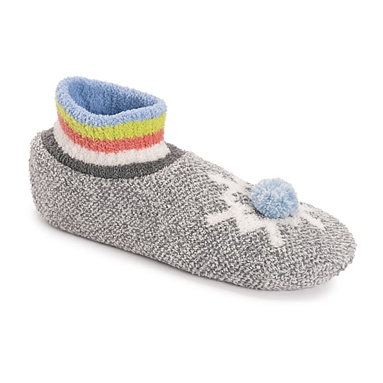 Muk Luks Womens 1 Pair Slipper Socks