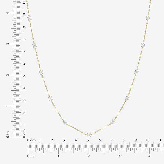 Diamond Addiction (G-H / Si2-I1) Womens 2 CT. T.W. Lab Grown White Diamond 10K Gold 20 Inch Pendant Necklace