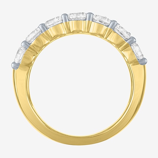 Diamond Addiction (G-H, Si2-I1) Womens 2 CT. T.W. Lab Grown White Diamond 14K Gold Over Silver Cocktail Ring