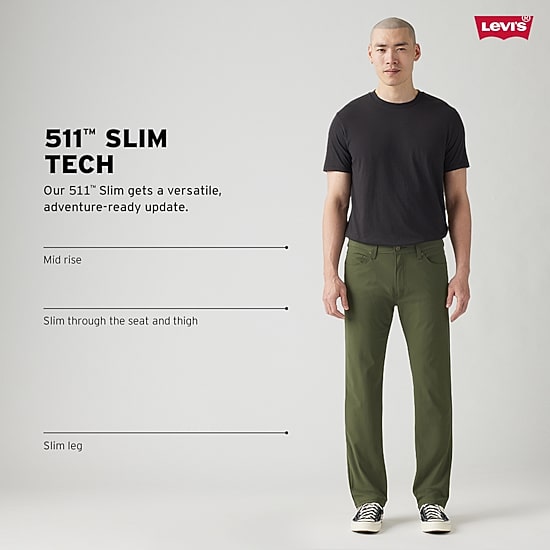 Levi's® 511™ Slim Tech Mens Slim Fit Pant