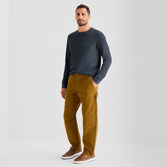 mutual weave Mens Slim Fit Workwear Pant