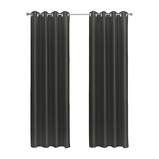 Thermaplus Glacier Grommet Top 100% Blackout Single Curtain Panel