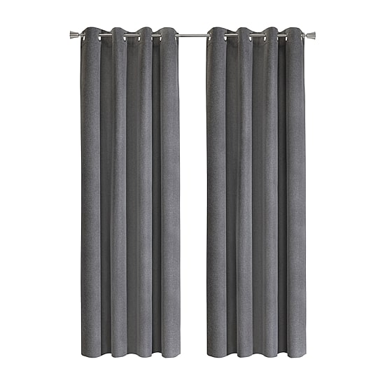 Thermaplus Duo Vice Versa Grommet Top 100% Blackout Single Curtain Panel