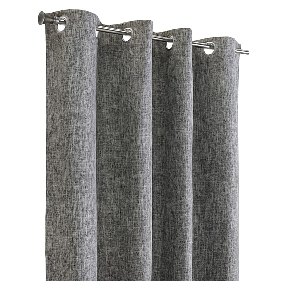 Thermaplus Duo Vice Versa Grommet Top 100% Blackout Single Curtain Panel