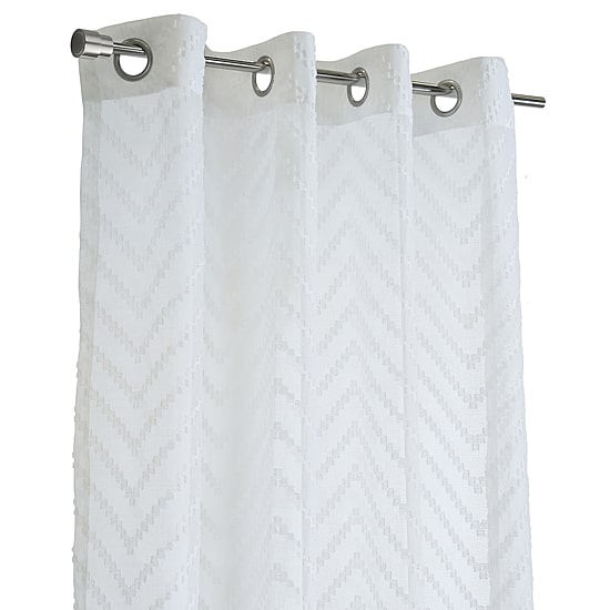 Habitat Regina Grommet Top Sheer Single Curtain Panel