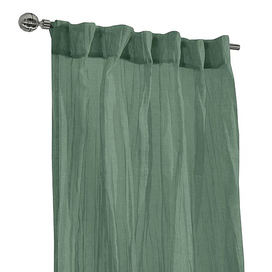 Habitat Paloma Back Tab Sheer Single Curtain Panel