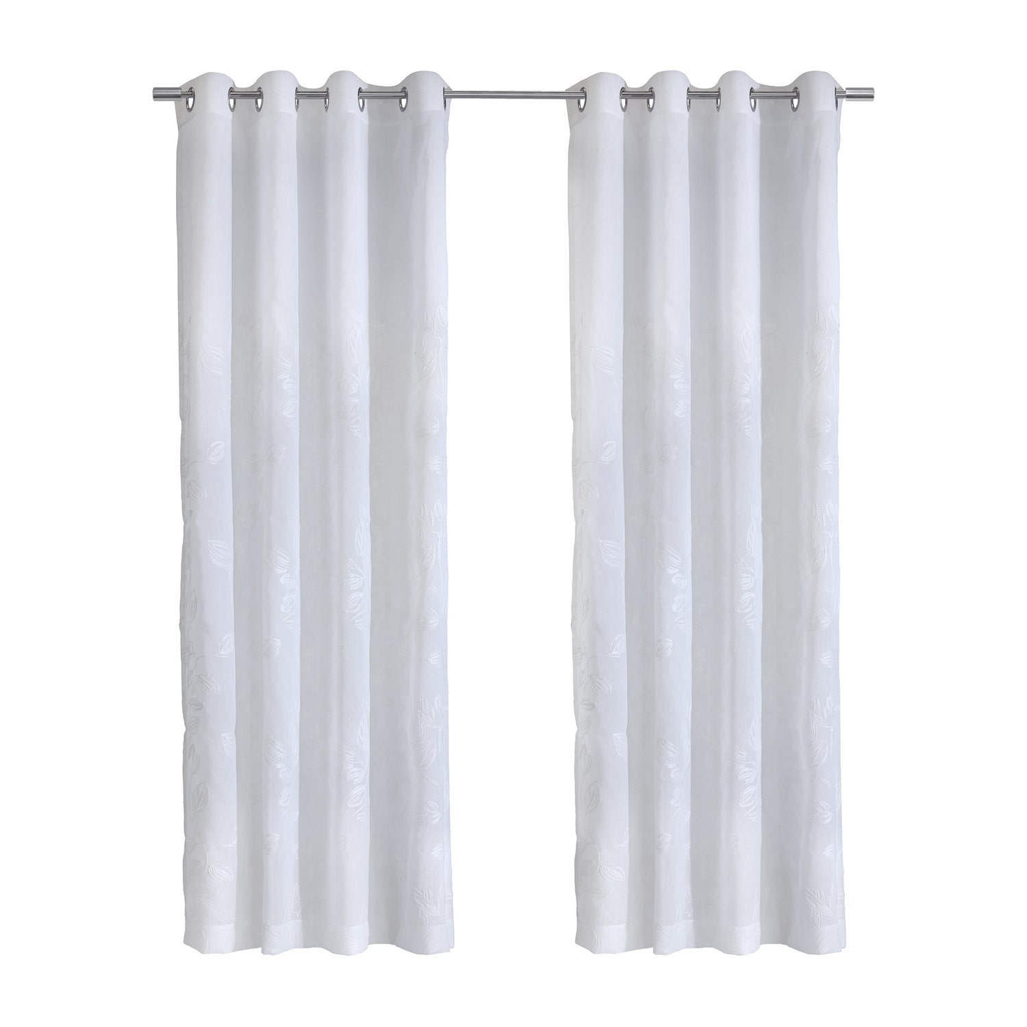 Habitat Selina Grommet Top Sheer Single Curtain Panel