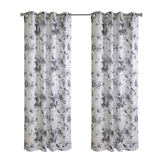 Habitat Nora Grommet Top Sheer Single Curtain Panel