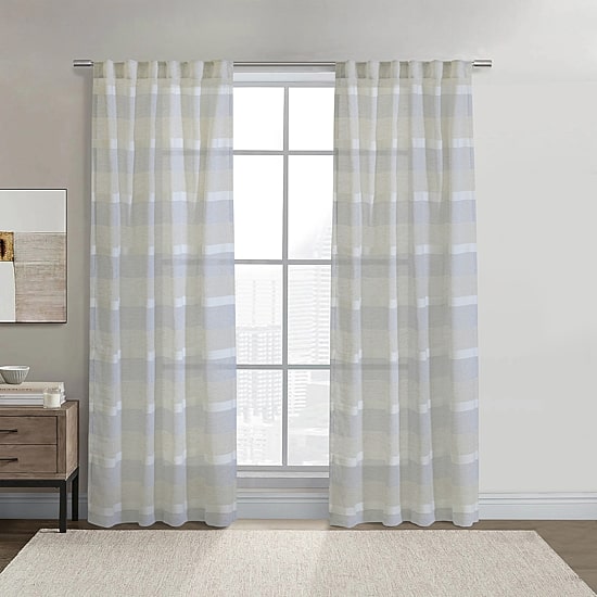 Habitat Nathan Back Tab Light-Filtering Single Curtain Panel