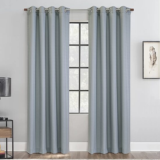 Habitat Jamie Grommet Top Light-Filtering Single Curtain Panel