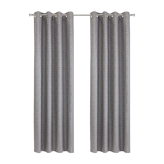 Thermaplus Mason Grommet Top 100% Blackout Single Curtain Panel