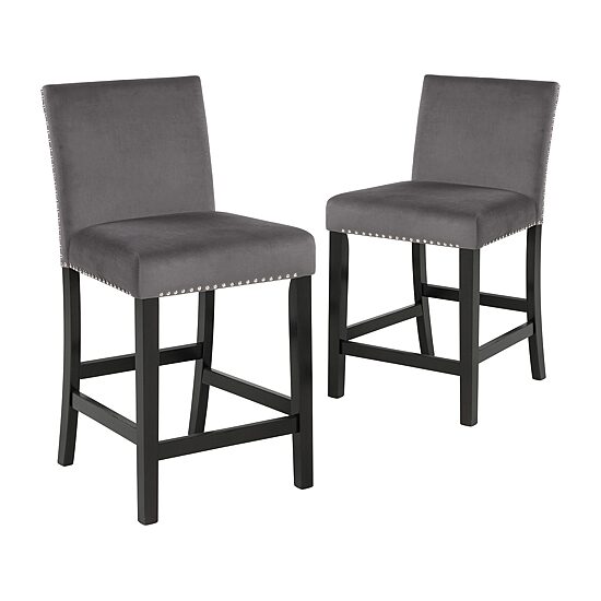 Celeste 2-pc. Counter Height Upholstered Bar Stool