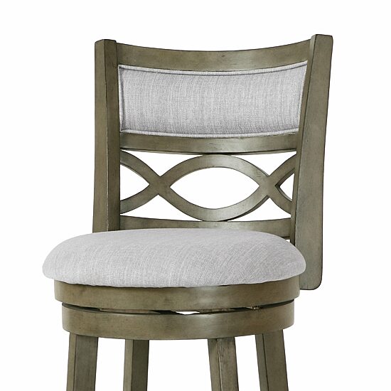 Manchester Upholstered Swivel Bar Stool