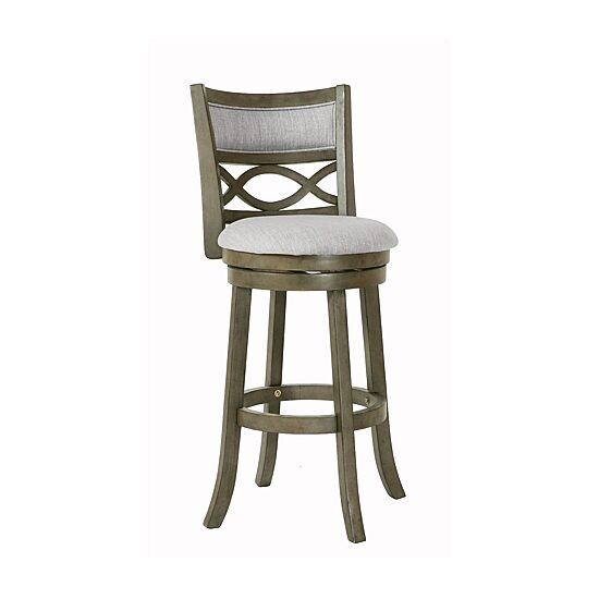Manchester Upholstered Swivel Bar Stool
