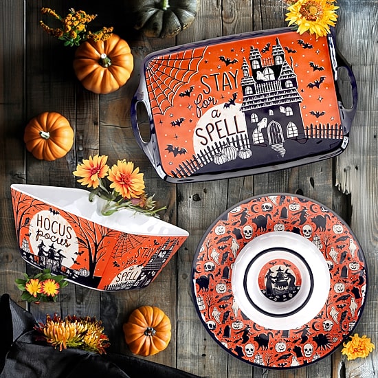 Certified International Hocus Pocus 3-pc. Serving Set