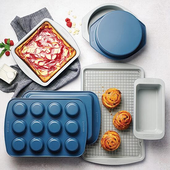 Tramontina Rise 8-pc. Cookie Sheet and Cooling Rack Set