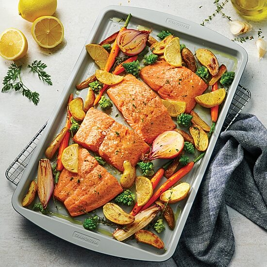 Tramontina Rise 3-pc. Cookie Sheet and Cooling Rack Set