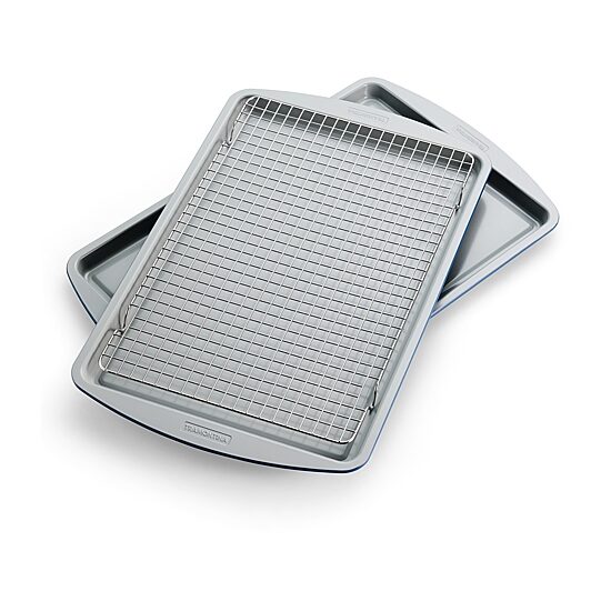 Tramontina Rise 3-pc. Cookie Sheet and Cooling Rack Set