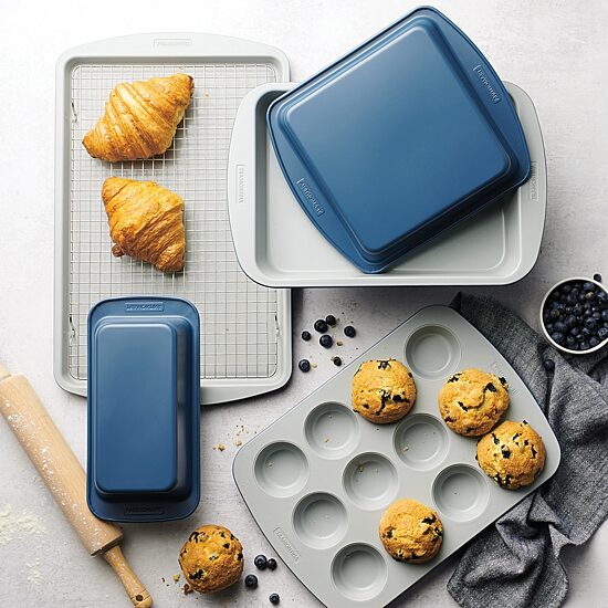 Tramontina Rise 6-pc. Cookie Sheet and Cooling Rack Set