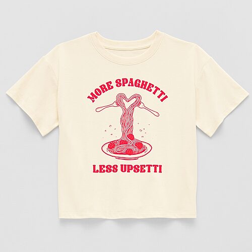 Thereabouts Little & Big Kid Girls Crew Neck Short Sleeve Boxy Fit Graphic T-shirt In White